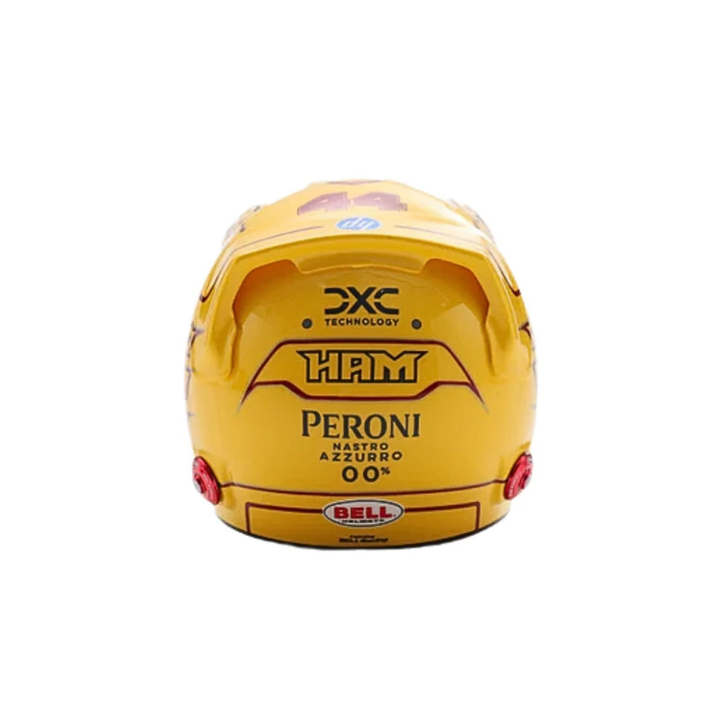 Spark LookSmart Lewis Hamilton -Scuderia Ferrari HPFiorano Test 2025 Mini Replica Helmet Model 1/5Scale