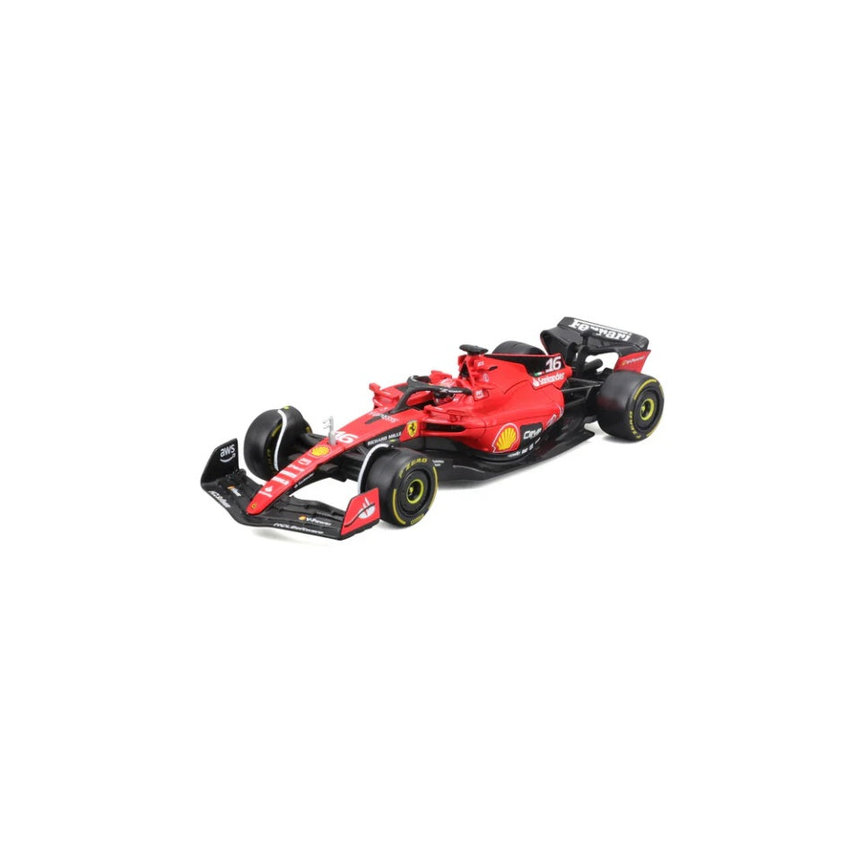 Bburago F1 2023 Ferrari F1 Team SF-23 - Charles Leclerc with Helmet 1/43 Scale