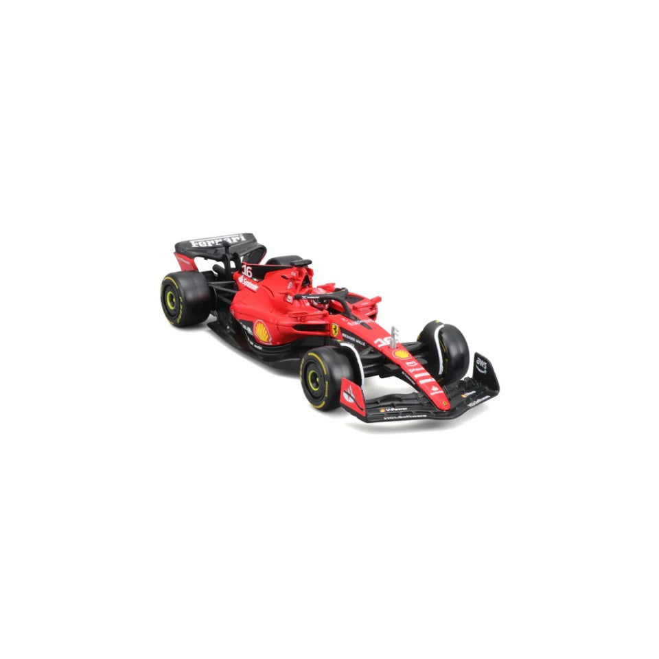 Bburago F1 2023 Ferrari F1 Team SF-23 - Charles Leclerc with Helmet 1/43 Scale