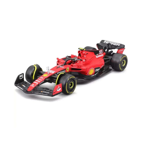 Bburago F1 2023 Ferrari F1 Team SF-23 No.55 - Carlos Sainz With Helmet 1/24 Scale
