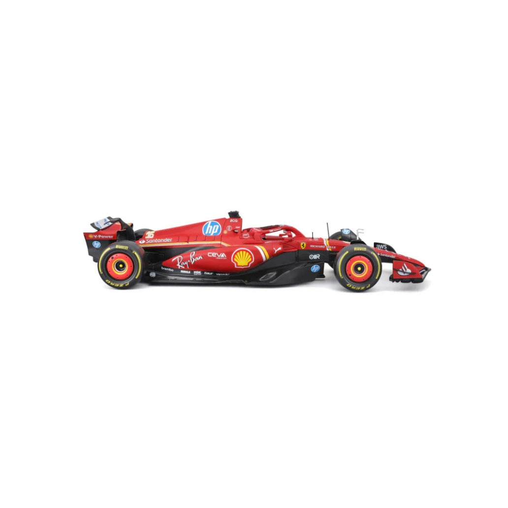 Bburago F1 2023 Ferrari F1 Team SF-23 No.55 - Carlos Sainz With Helmet 1/24 Scale