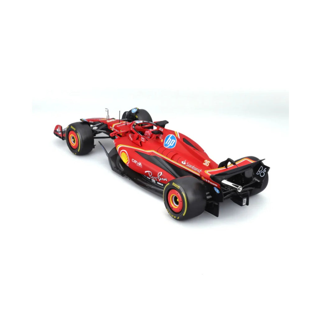Bburago F1 2023 Ferrari F1 Team SF-23 No.55 - Carlos Sainz With Helmet 1/24 Scale