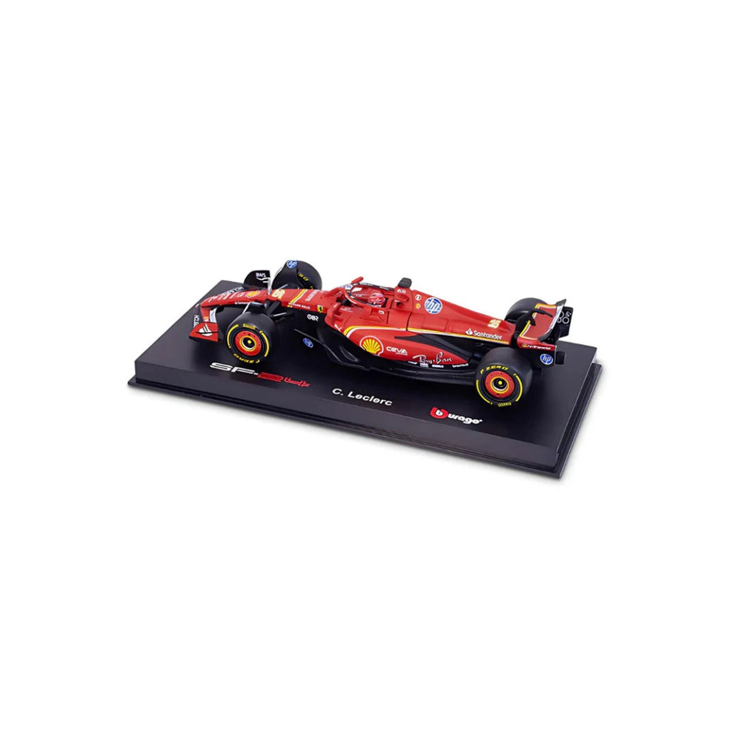 Bburago F1 2024 Ferrari F1 SF-24 With Helmet - Carlos Sainz 1/43 Scale