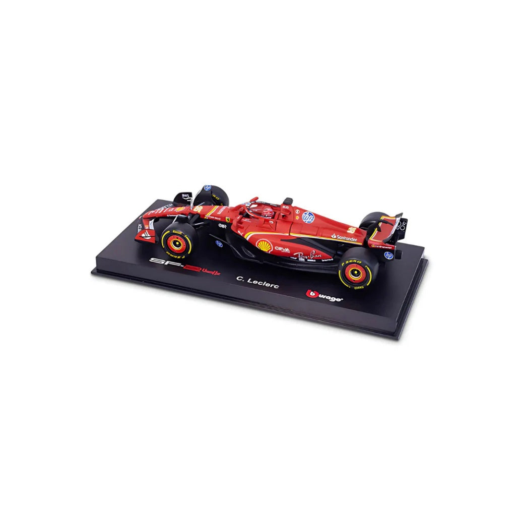 Bburago F1 2024 Ferrari F1 SF-24 With Helmet - Carlos Sainz 1/43 Scale