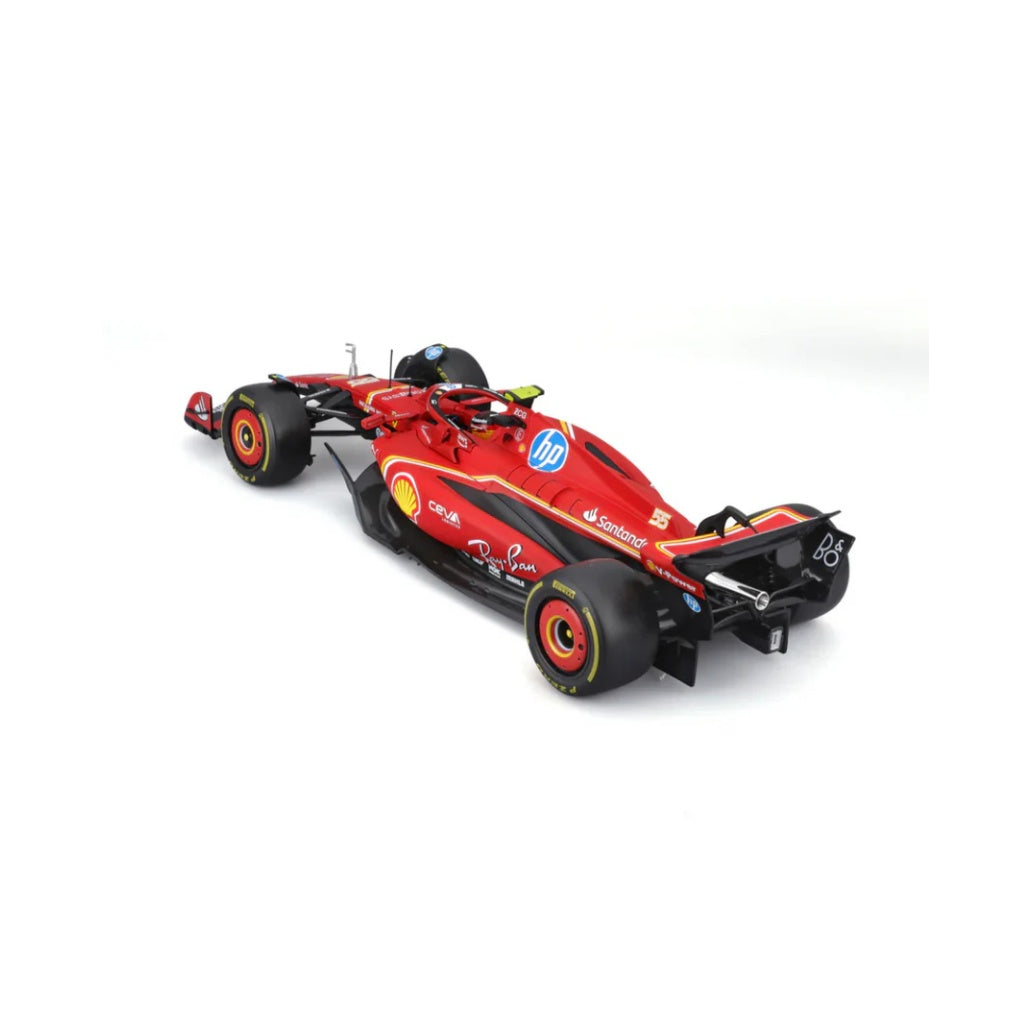 Bburago F1 2024 Ferrari F1 Team Scuderia Ferrari SF-24 - Charles Leclerc With Helmet 1/18 Scale