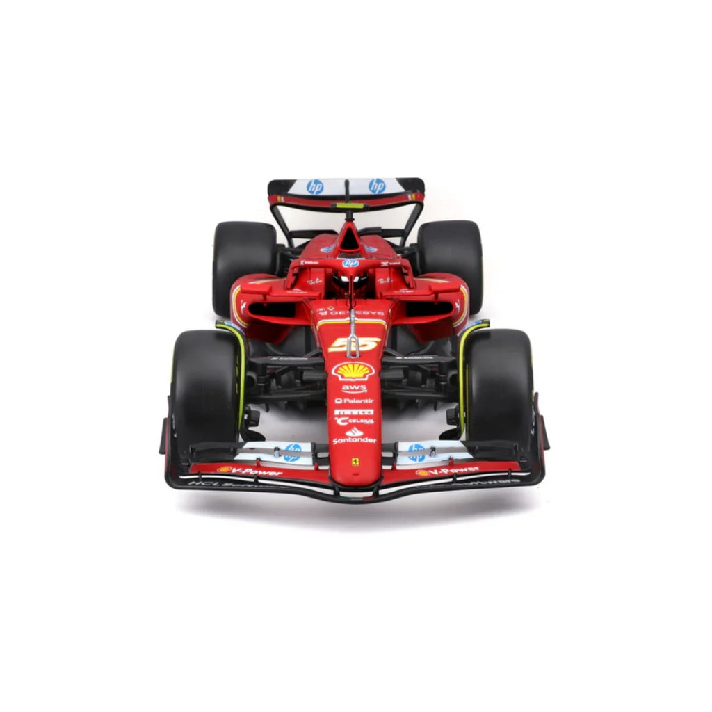 Bburago F1 2024 Ferrari F1 Team Scuderia Ferrari SF-24 - Charles Leclerc With Helmet 1/18 Scale