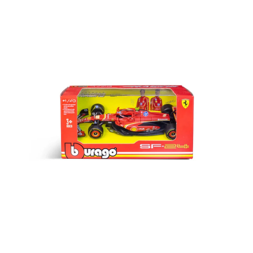 Bburago F1 2024 Ferrari F1 Team SF-24 - Carlos Sainz 1/43 Scale