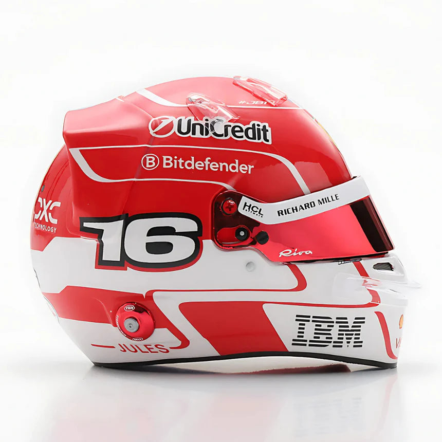 Spark LookSmart Charles Leclerc - Scuderia Ferrari HP 2025 Mini Replica Helmet Model 1/5 Scale