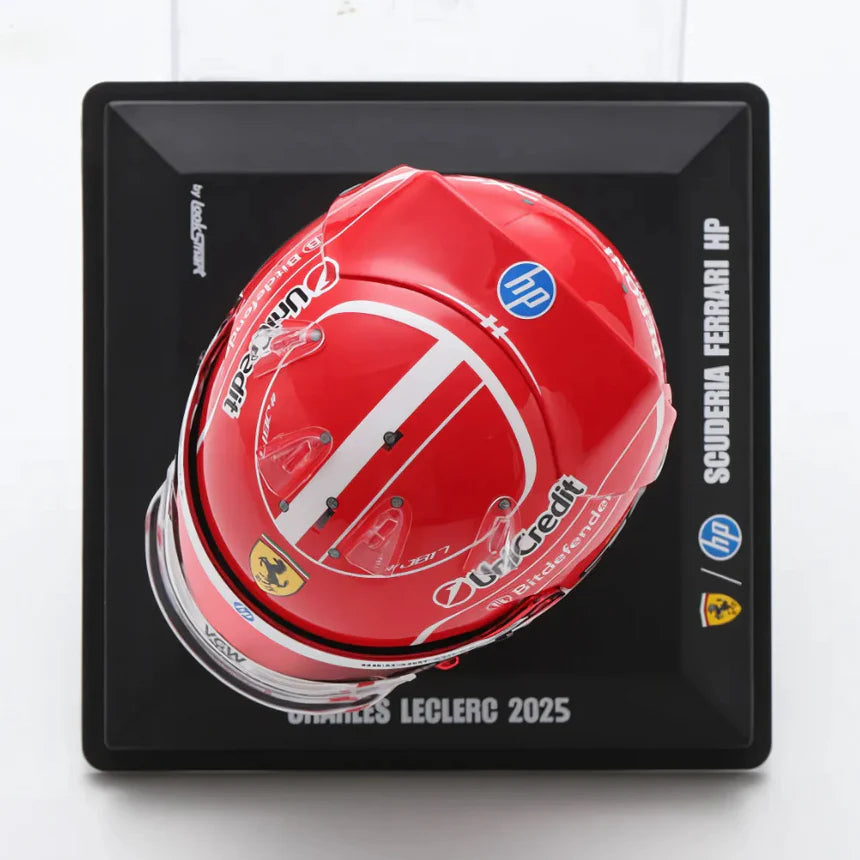 Spark LookSmart Charles Leclerc - Scuderia Ferrari HP 2025 Mini Replica Helmet Model 1/5 Scale