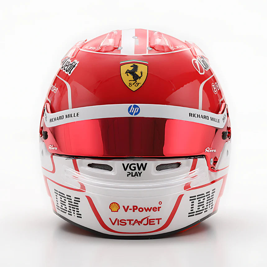 Spark LookSmart Charles Leclerc - Scuderia Ferrari HP 2025 Mini Replica Helmet Model 1/5 Scale