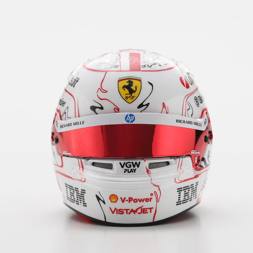 Spark LookSmart Charles Leclerc – Scuderia Ferrari HP Japan GP 2025 – 150TH GP Mini Replica Helmet 1/5 Scale
