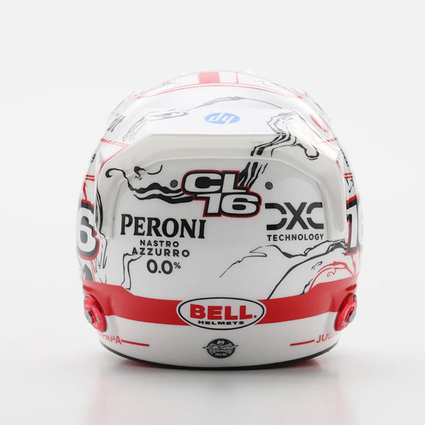 Spark LookSmart Charles Leclerc – Scuderia Ferrari HP Japan GP 2025 – 150TH GP Mini Replica Helmet 1/5 Scale