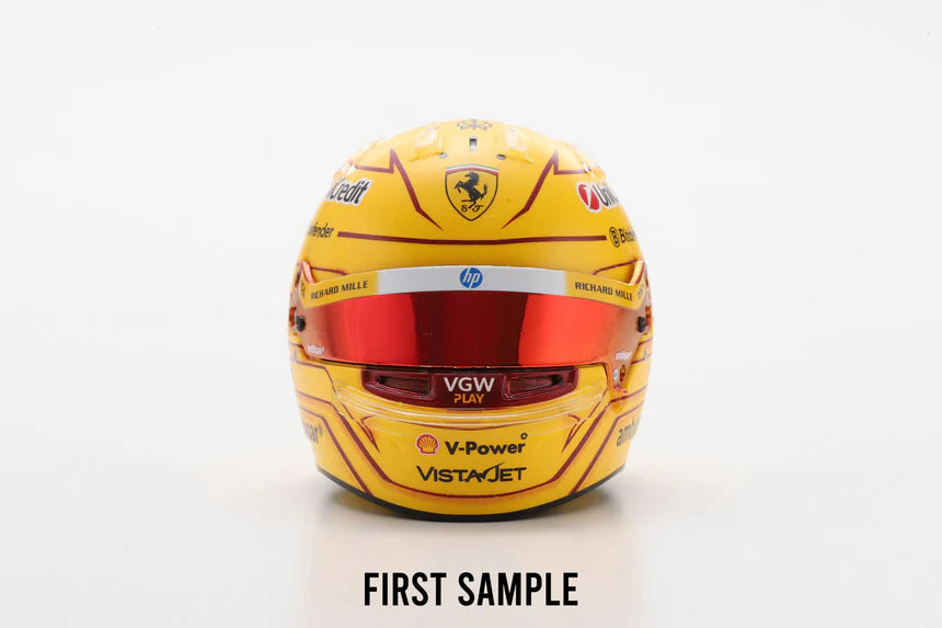 Spark LookSmart Lewis Hamilton – Scuderia Ferrari HP Monaco GP 2025 Mini Replica Helmet 1/5 Scale