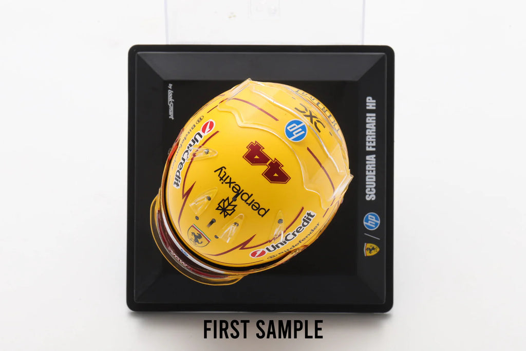 Spark LookSmart Lewis Hamilton – Scuderia Ferrari HP Monaco GP 2025 Mini Replica Helmet 1/5 Scale