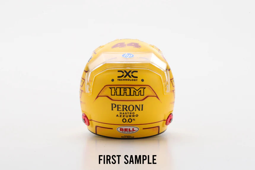 Spark LookSmart Lewis Hamilton – Scuderia Ferrari HP Monaco GP 2025 Mini Replica Helmet 1/5 Scale